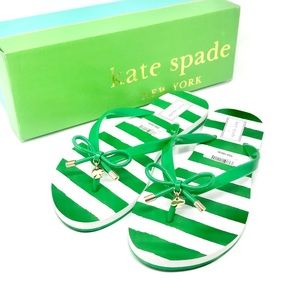 NWT Kate Spade New York ‘Nova’ Flip Flop in Green